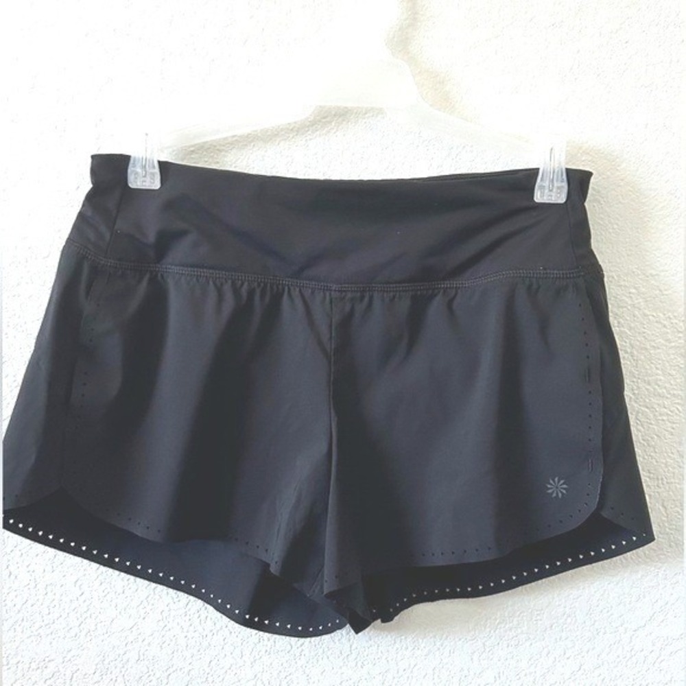 Athleta Black Lined Running Shorts SZ XS